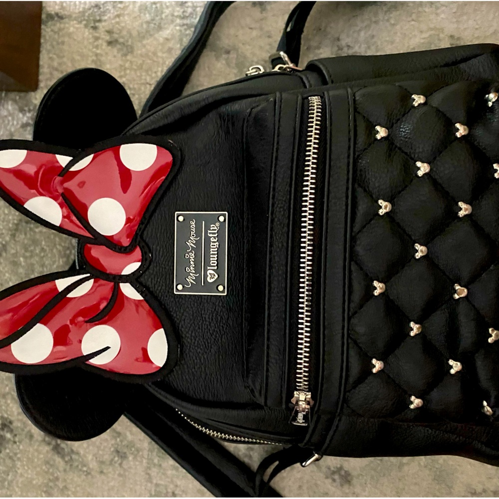 Minnie Mouse loungefly mini backpack.